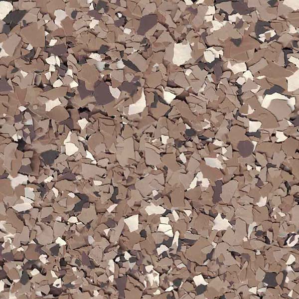 This image shows a pattern of jumbled, irregularly-shaped pieces in shades of brown, black, and white, resembling a camouflage design or shattered materials.